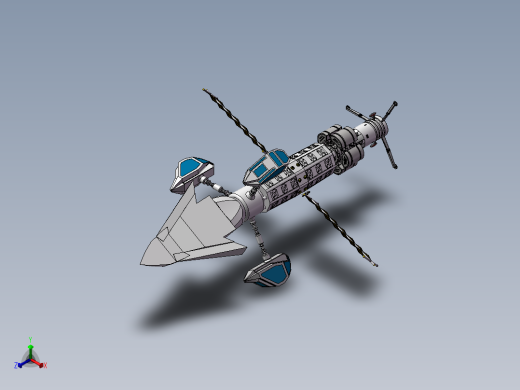 航天器宇宙飞船正等轴测缩略图