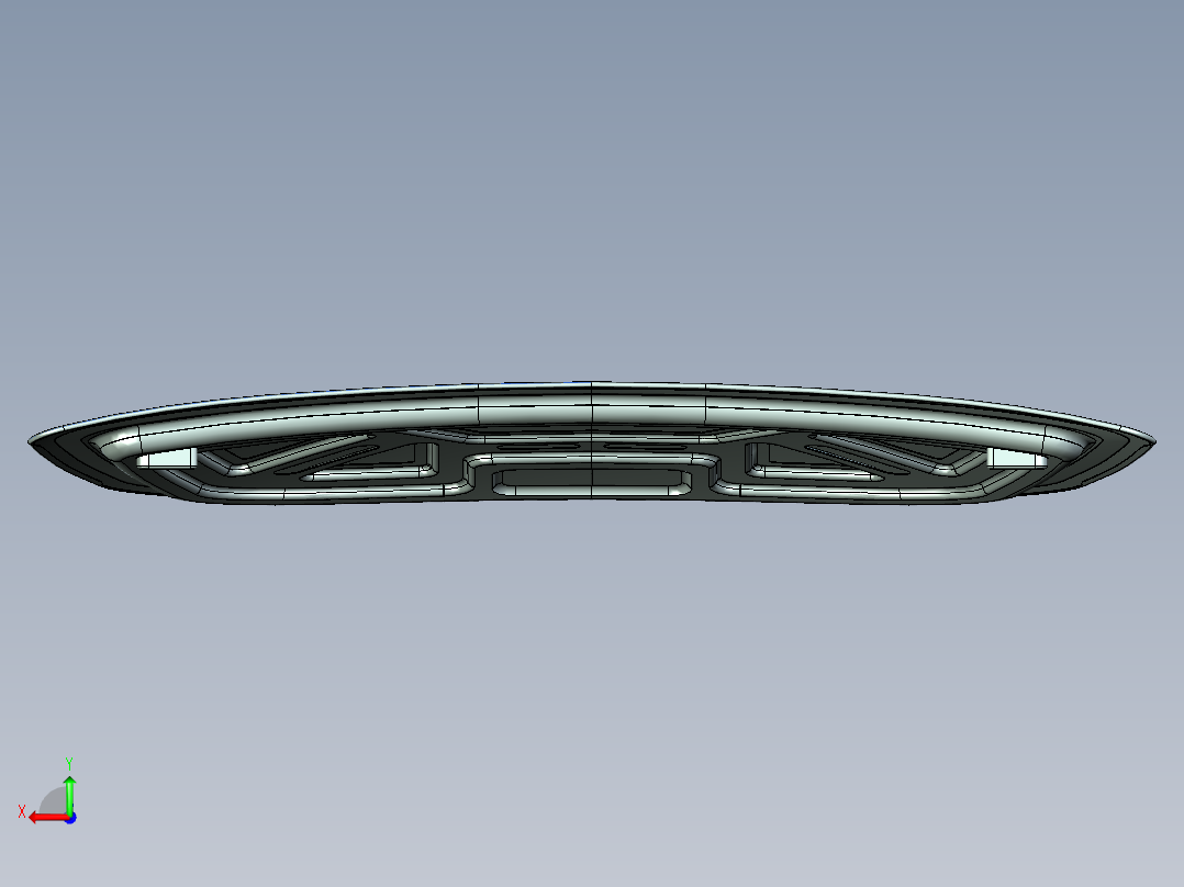 引擎盖内板概念--creo后视图