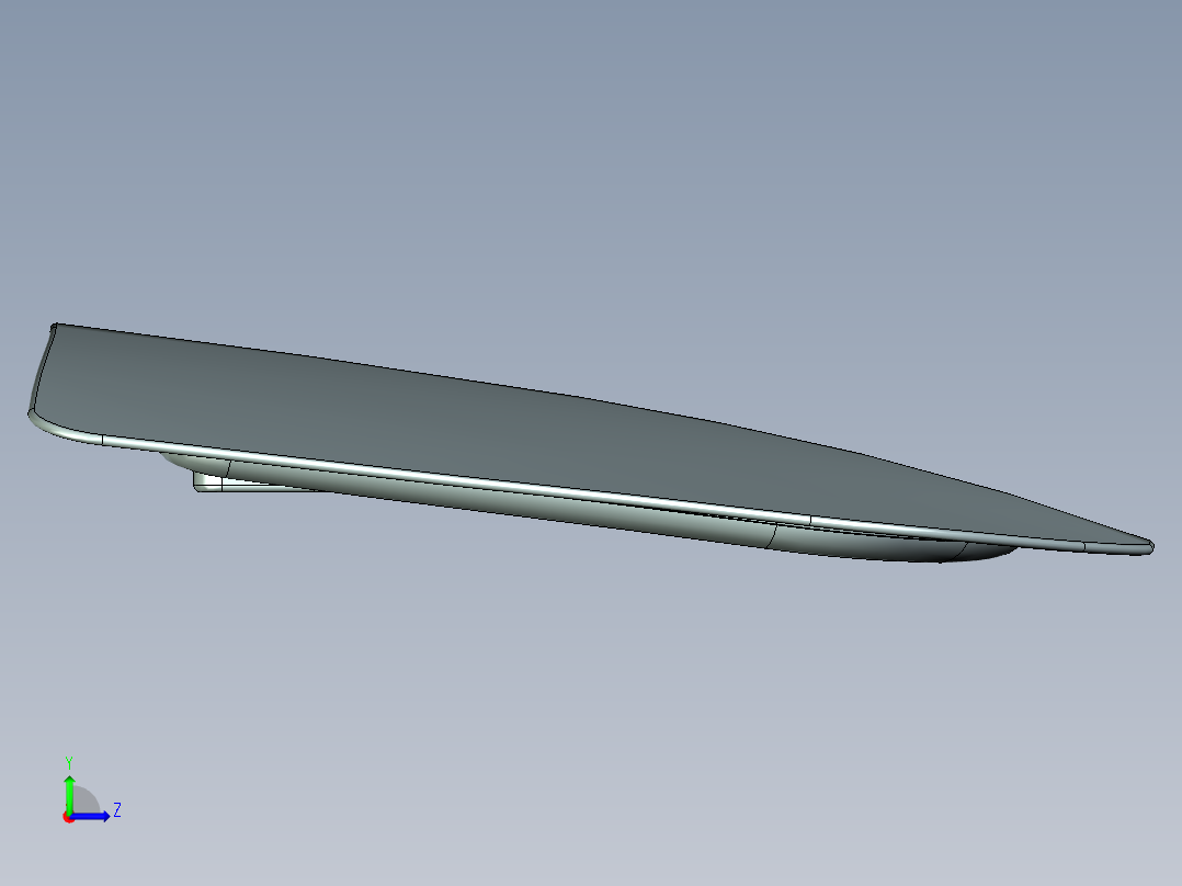 引擎盖内板概念--creo左视图