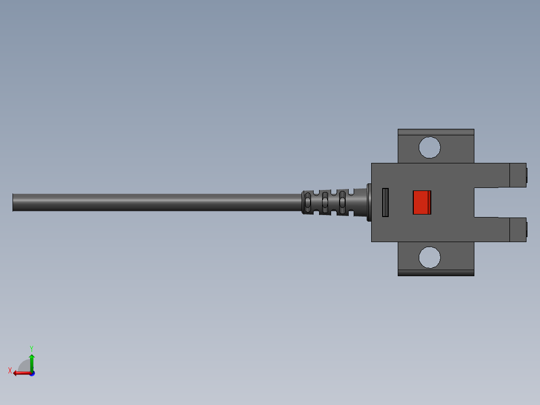 欧姆龙6系槽型光电（常用）导线引出型2M-EE-SX670-WR后视图