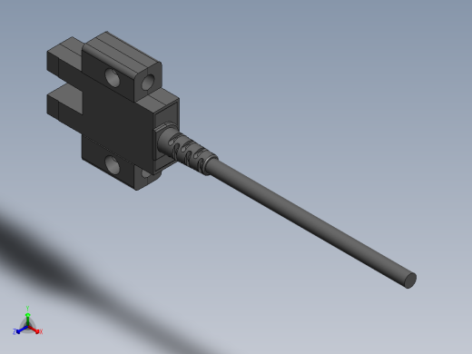 欧姆龙6系槽型光电（常用）导线引出型2M-EE-SX670-WR正等轴测缩略图