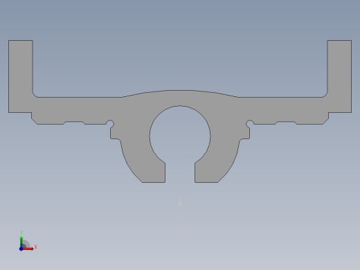 直线模组LHA22-2设计图纸前视缩略图