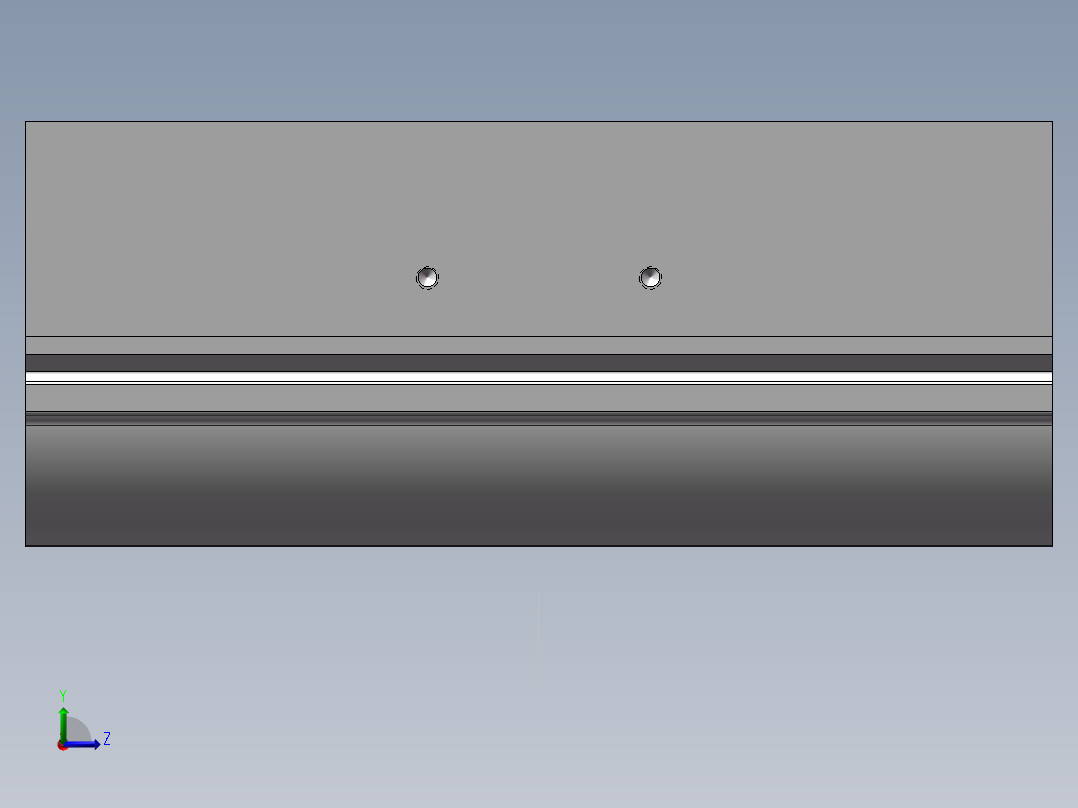 直线模组LHA22-2设计图纸左视图