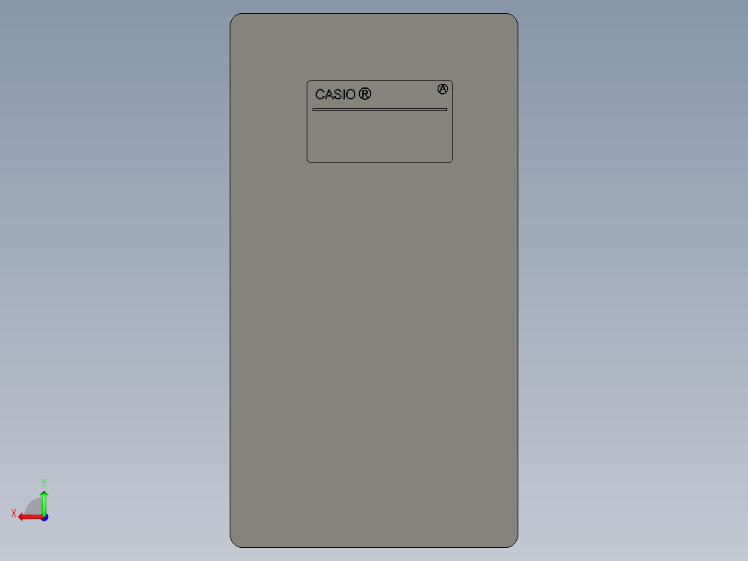 卡西欧计算器4后视图