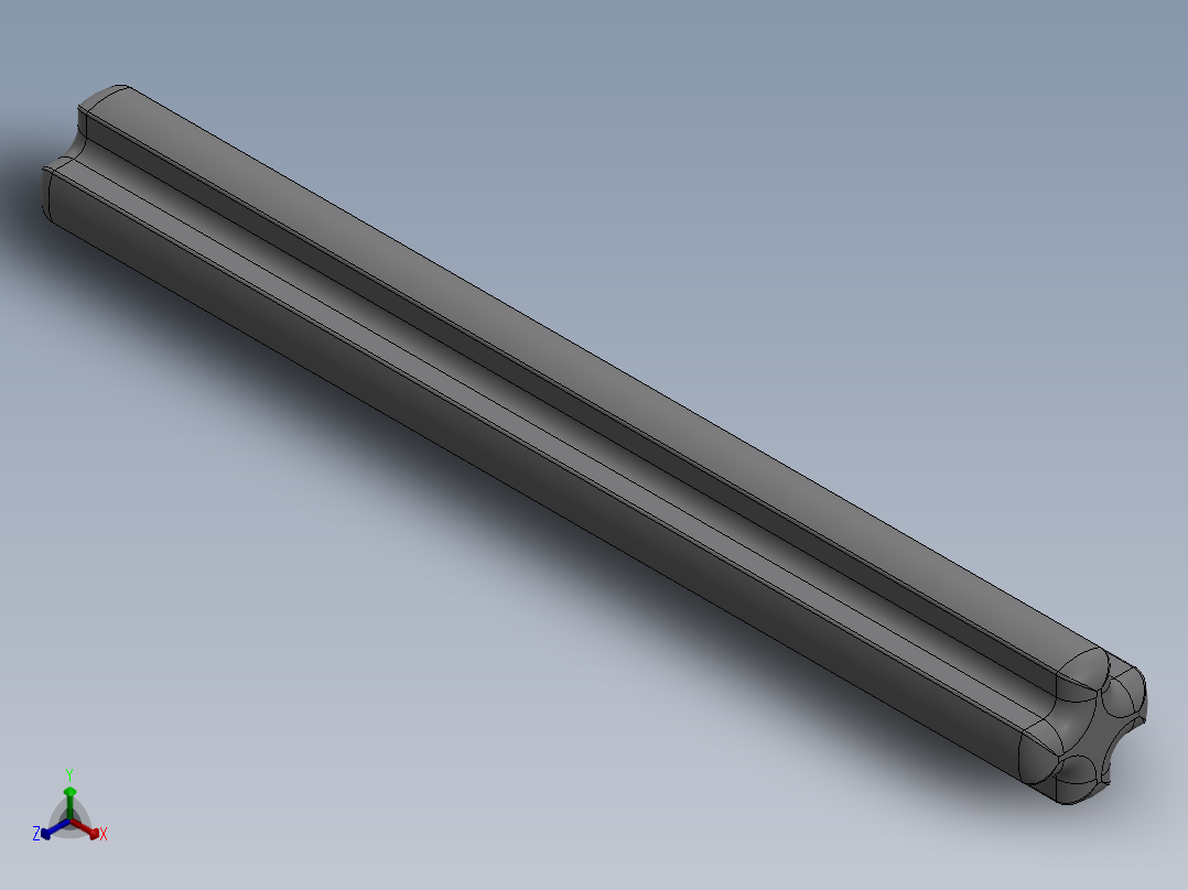 乐高机械组车桥-32073 MdStone Technic Axle 5正等轴测图