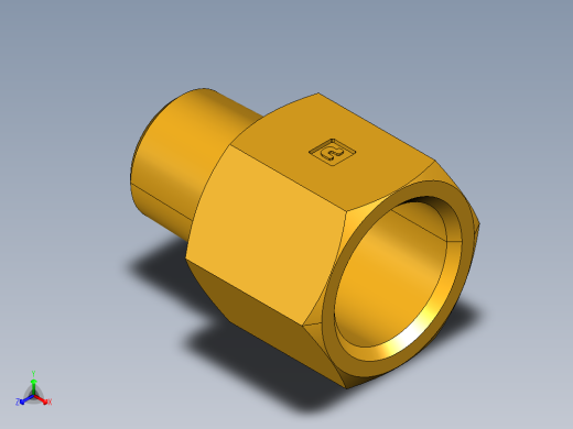 扩口式工业通用硬管接头Female Flare to Male Pipe Thread664FHD-8-6