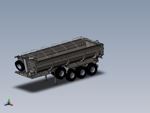 22吨自卸半挂车