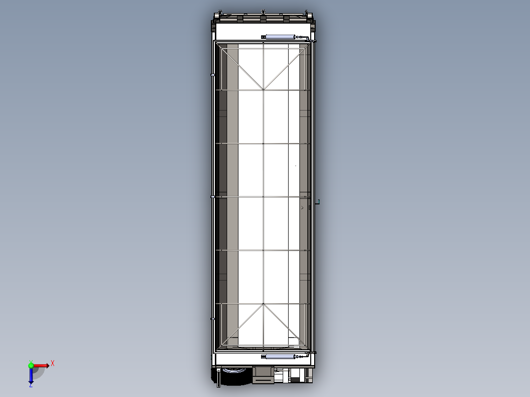 22吨自卸半挂车俯视图