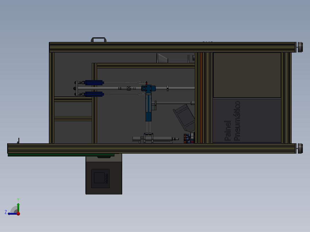 泵体组装拧螺丝机右视图