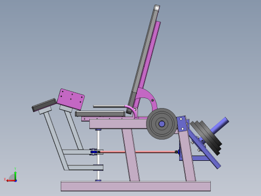 大腿肌肉的训练师后视缩略图