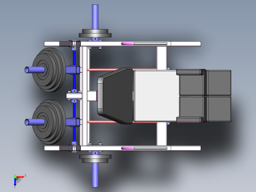 大腿肌肉的训练师俯视缩略图