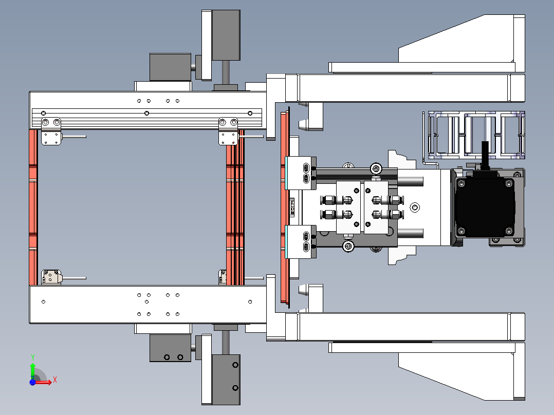 1.收放料盘机构A 切换盘仅需1s前视图