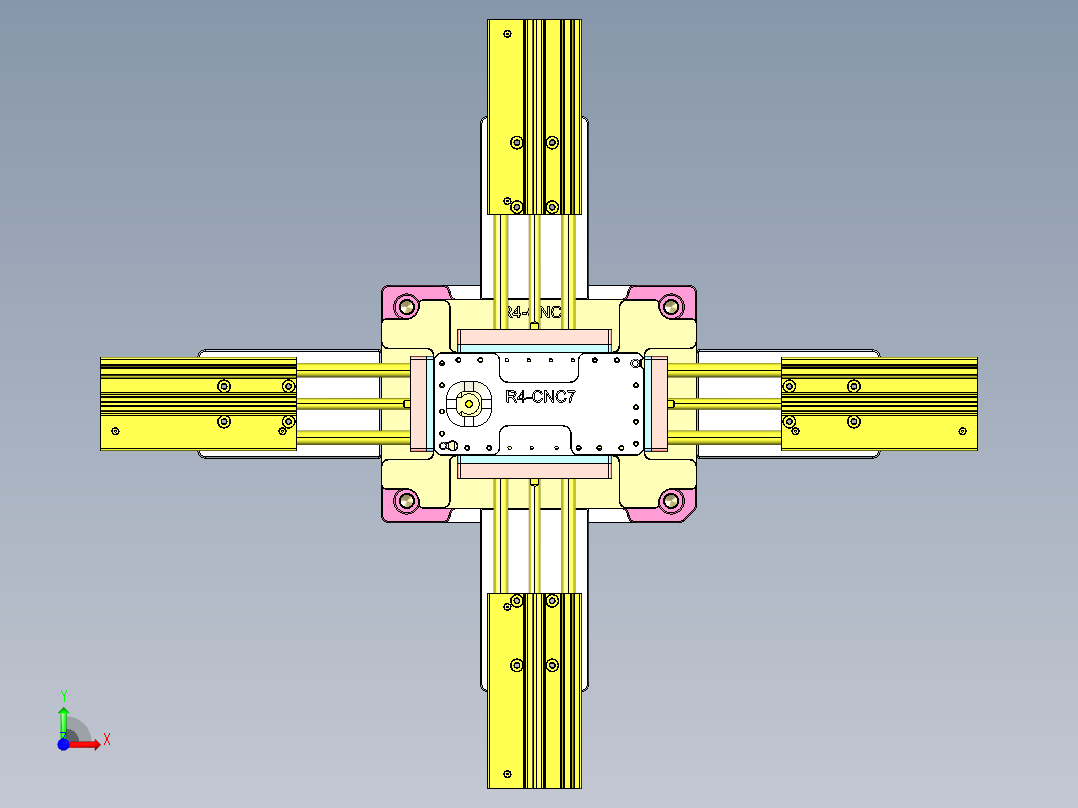 R4-笔记本CNC工装夹具三维模型CNC7-150922前视图