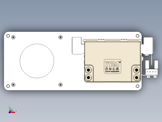 TPA-KNR-60E-1205C-L750A1-ML-BJ60-N3线性模块铝制底座前视缩略图