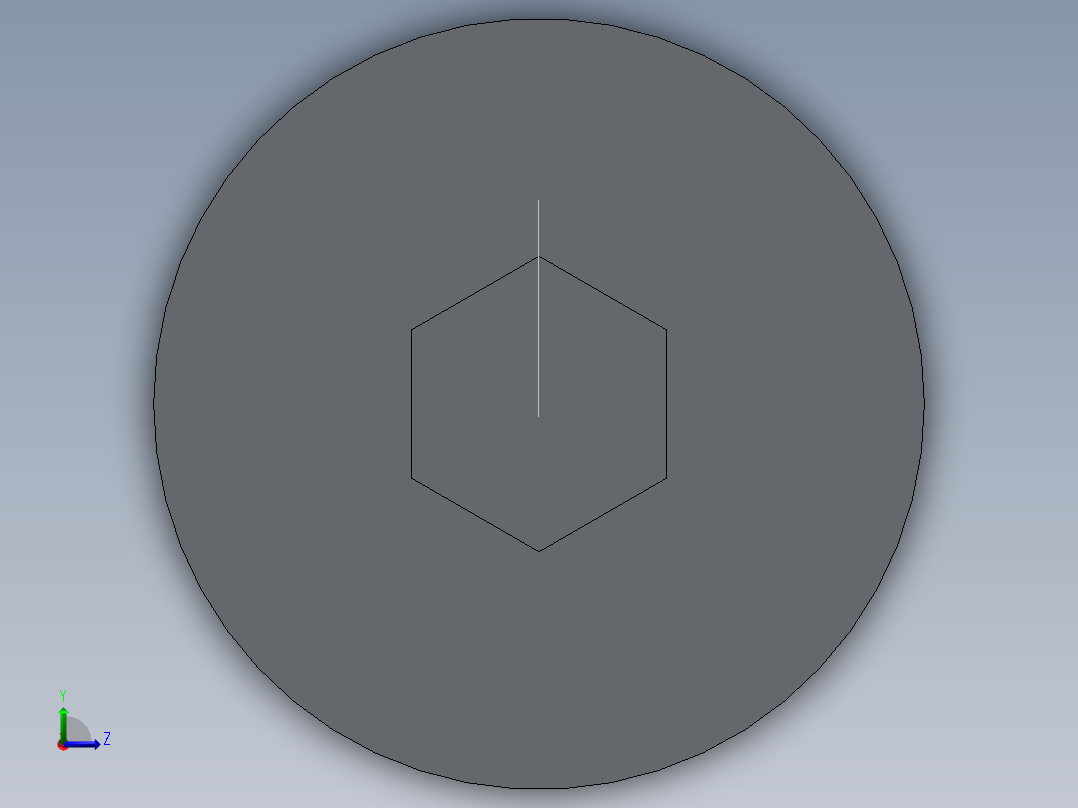 平头内六角螺丝 东明 全牙 M4-12 A2-70左视图