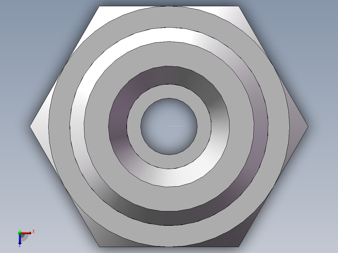 公制螺纹ED密封、1DM-14-12WD俯视图