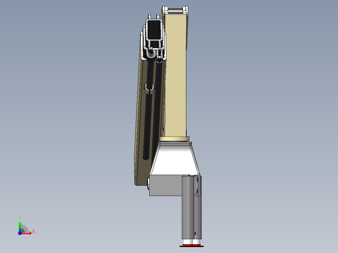 铰接式起重机 sw16前视图