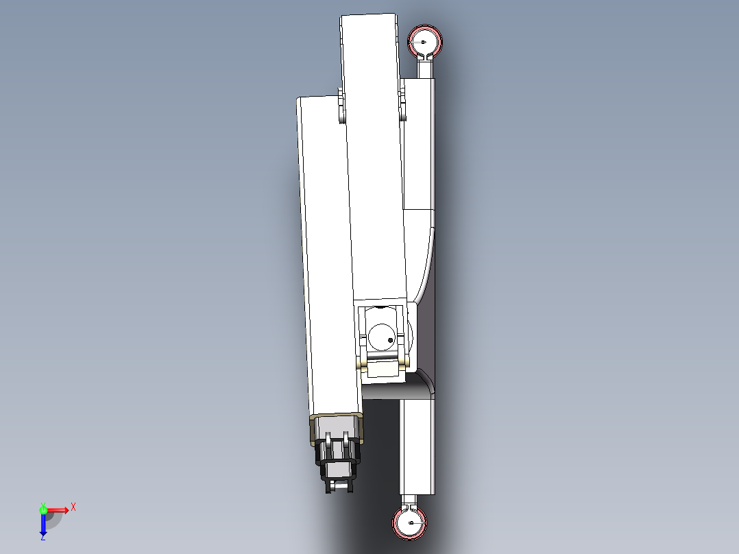 铰接式起重机 sw16俯视图