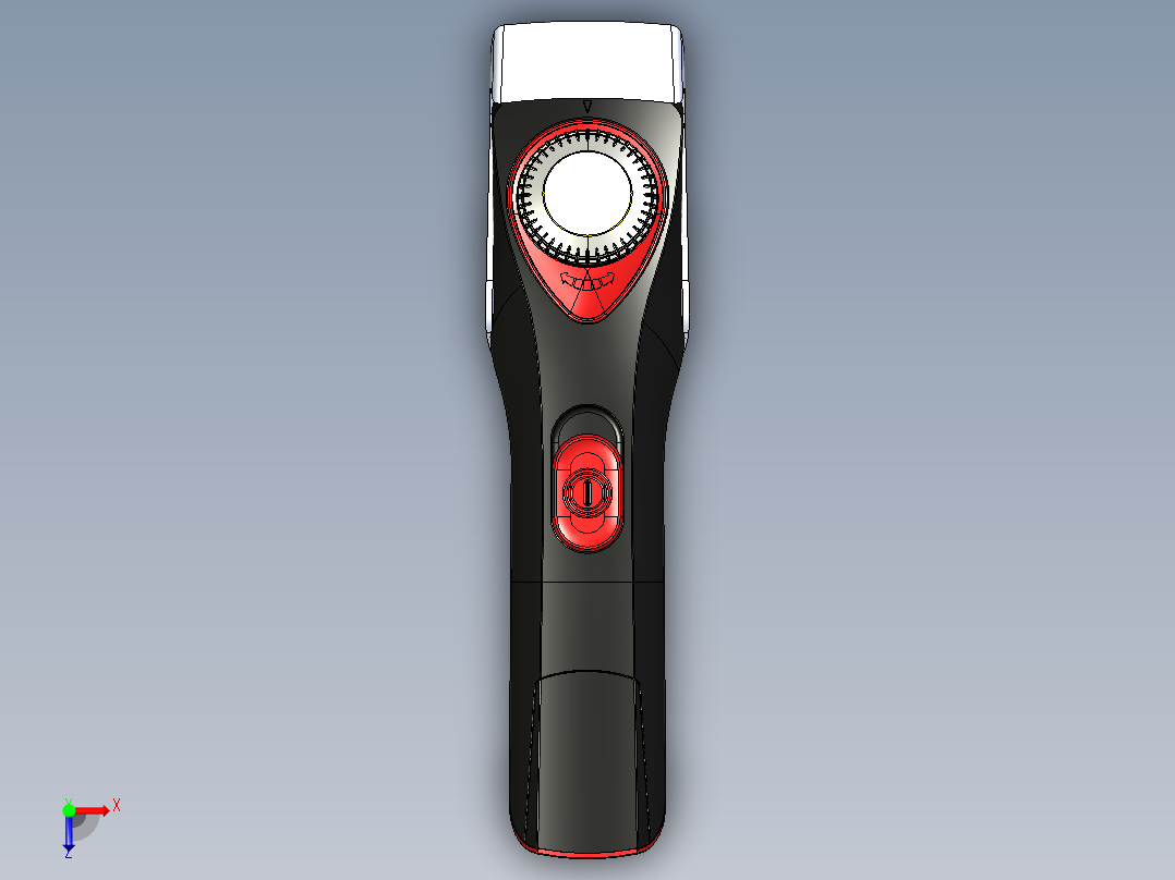 剃须刀、刮胡刀(20)俯视图