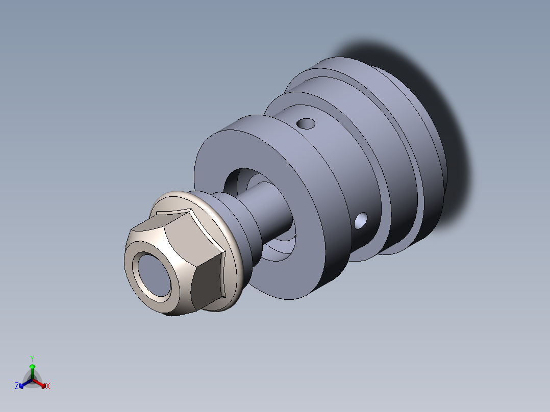 止回阀 DG4V正等轴测图