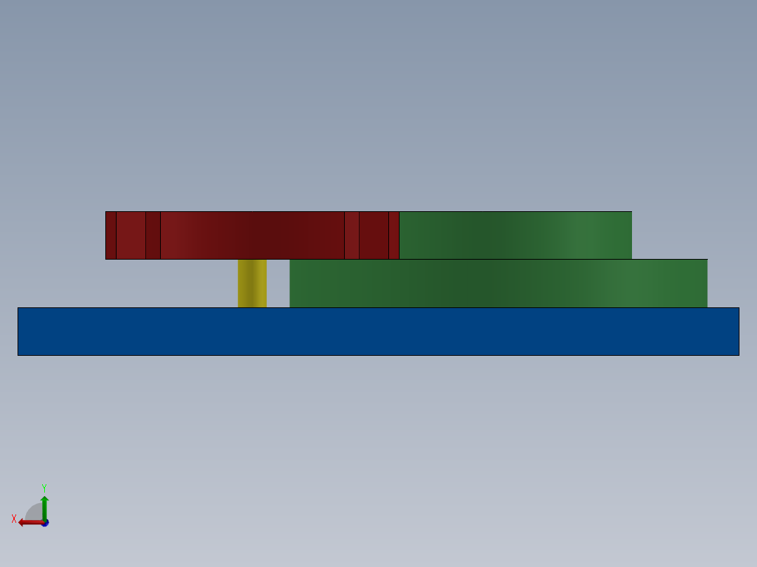 间歇机构后视图