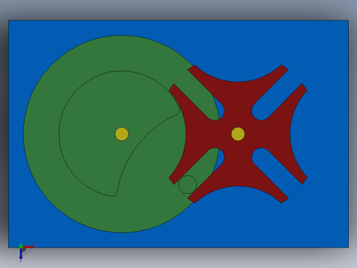 间歇机构俯视缩略图