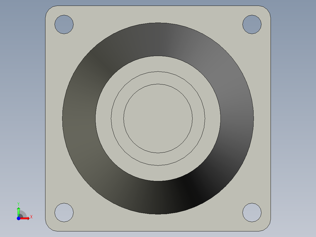 24芯接插件前视图