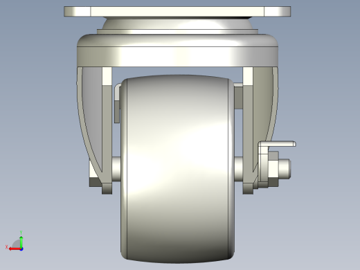 万向脚轮 中重载型后视缩略图