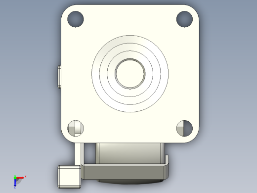 万向脚轮 中重载型俯视缩略图