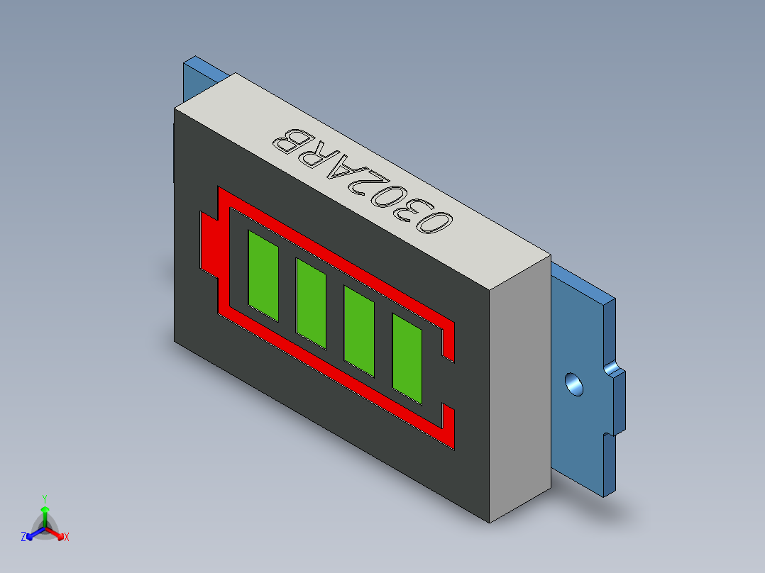 A0003922-电池指示器 0302ARB正等轴测图