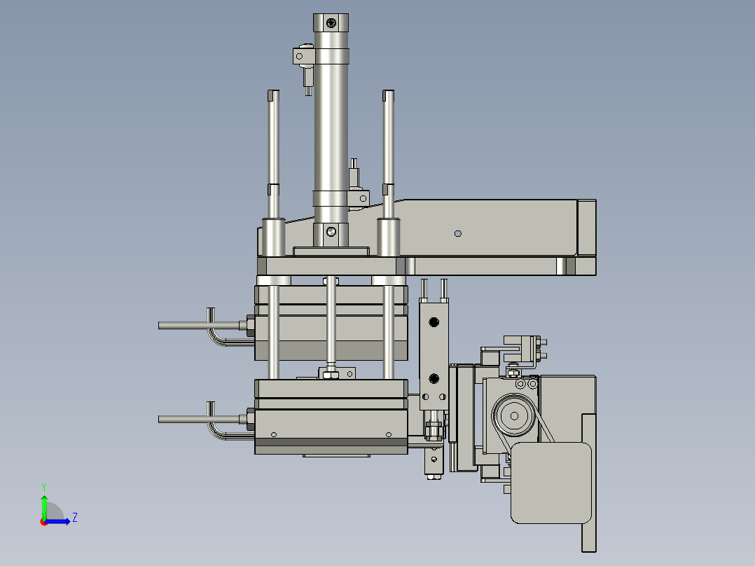 切角模组左视图