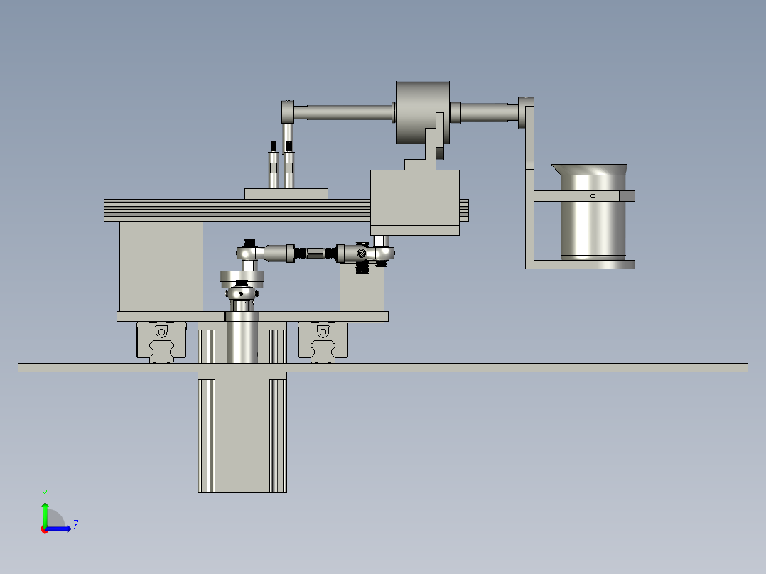 摇晃装配体左视图