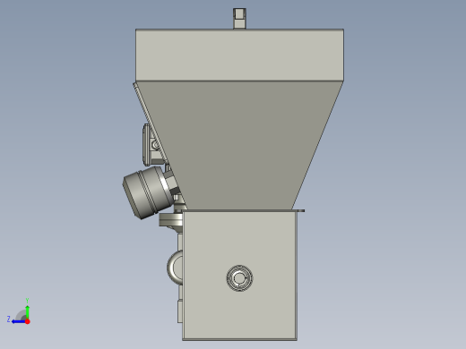 干粉密闭输送定量投料装置右视缩略图