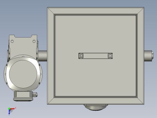 干粉密闭输送定量投料装置俯视缩略图