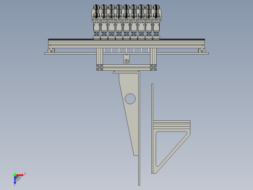 龙门架-横移边距手爪组件1--龙门-311-2023312-715俯视缩略图