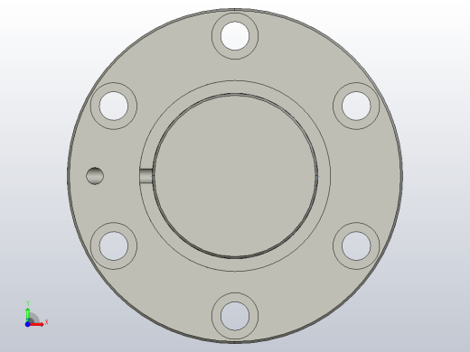 FF8012-5滚珠丝杆3D模型前视缩略图