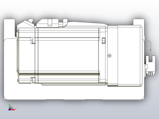 皮带直线轴半封闭可选导轨TPA-HNB-202D-140-L1000-MR-C-P75-N3前视缩略图