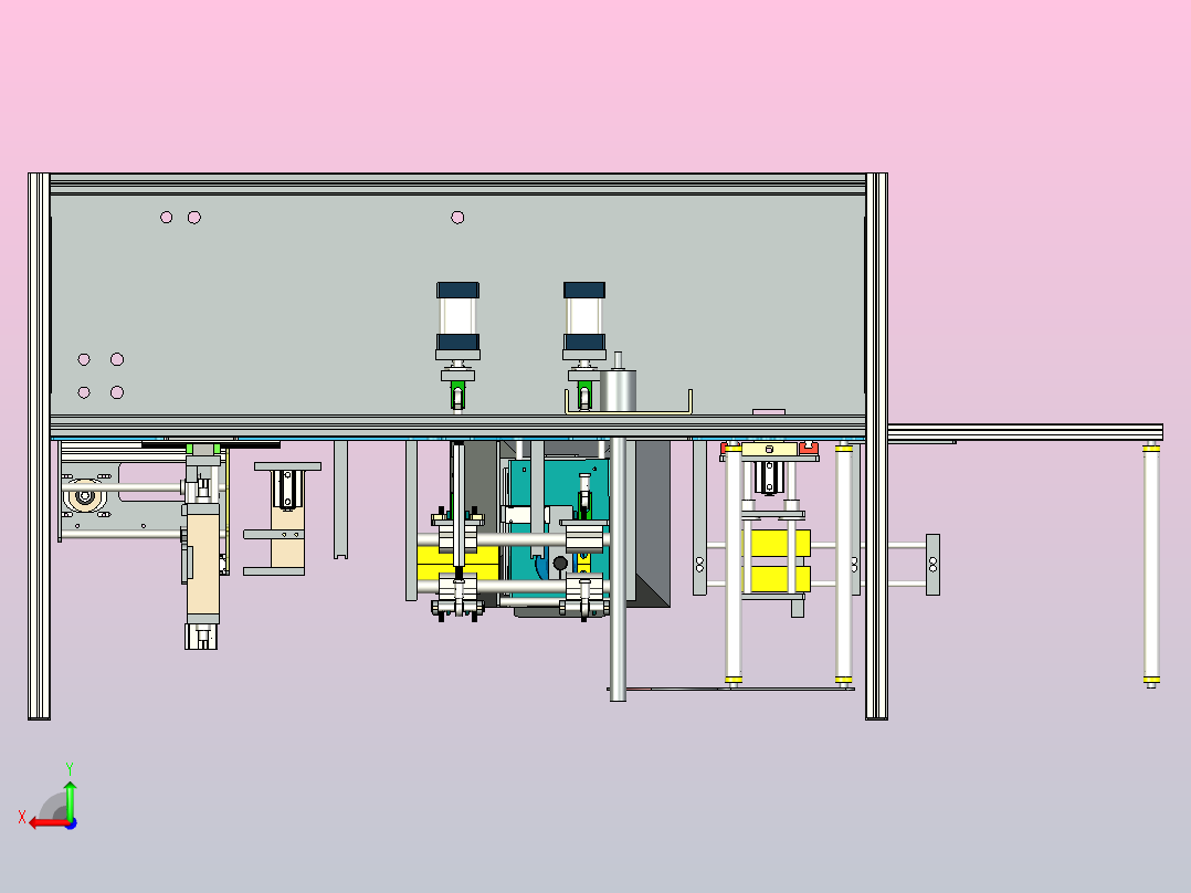 粉末液体形式填充密封后视图