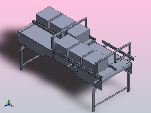 SPM型输送机3D图纸 Solidworks设计