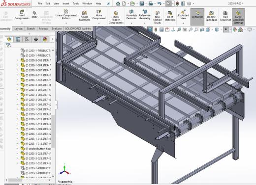 SPM型输送机3D图纸 Solidworks设计缩略图