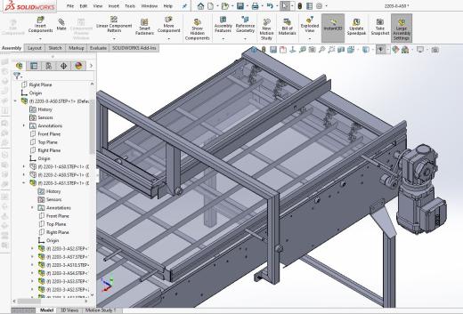 SPM型输送机3D图纸 Solidworks设计缩略图