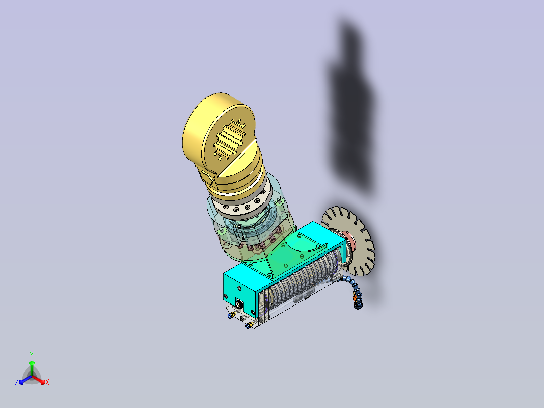 末端执行器模型主视图