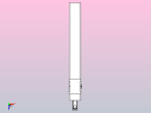 滚珠丝杠直线轴带导轨全封闭TPA-HCR-140D-2010C-L900-M-C-P40-N3俯视缩略图