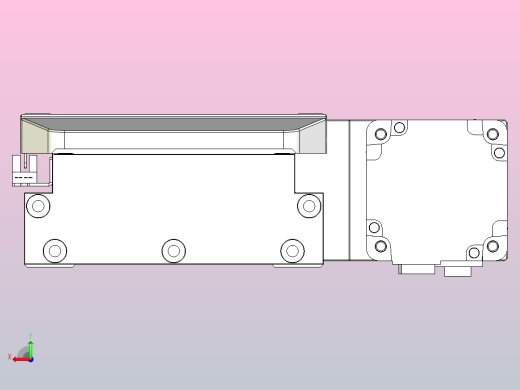 滚珠丝杠直线轴内置导轨TPA-GCR-170-2510C-L300-MR-M75-N3后视缩略图