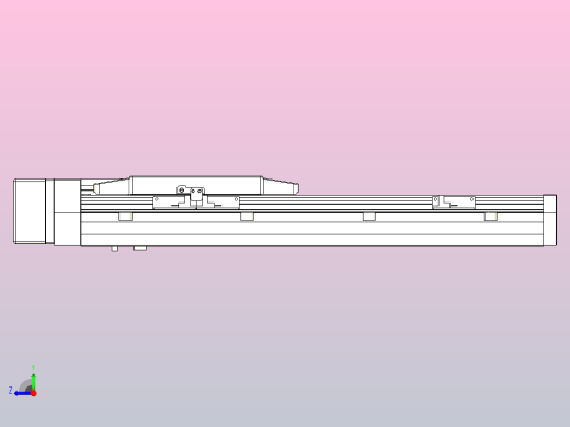滚珠丝杠直线轴内置导轨TPA-GCR-170-2510C-L300-MR-M75-N3右视缩略图