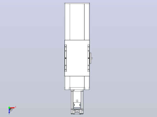 滚珠丝杠直线轴带导轨全封闭TPA-HCR-120D-1610C-L150-M-Y-P40-N3俯视缩略图