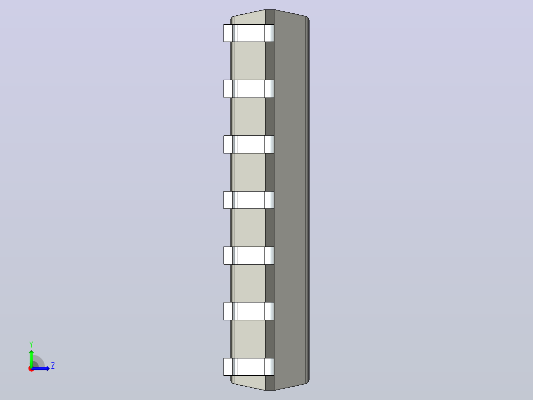 106x SOIC 封装（小外形集成电路）SOIC127P600X180-14N左视图