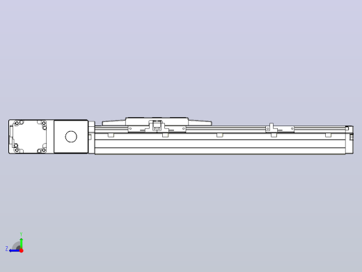 机器人皮带驱动直线轴TPA-GCB-120-P70-L200-QL-M20-N3右视缩略图