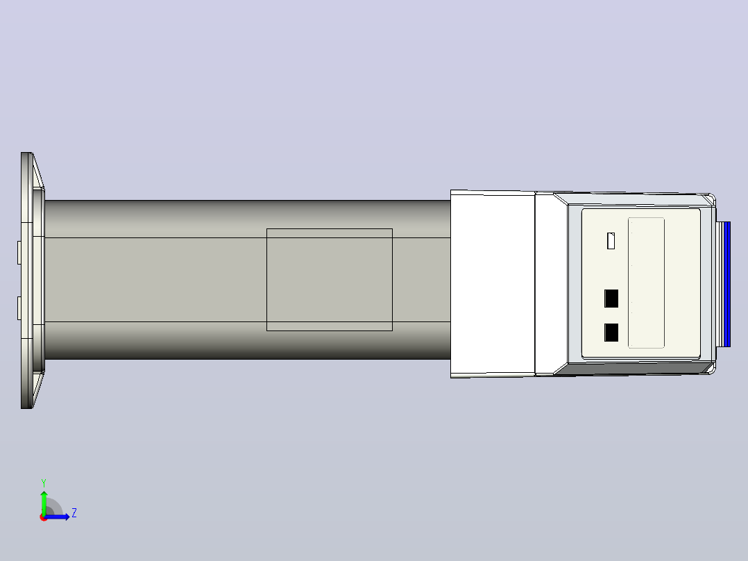 BAGB 450-25(10&amp;15)智能组合式低电压并联电容器三维模型202202左视图