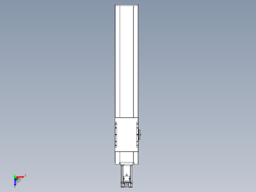 滚珠丝杠直线轴带导轨全封闭TPA-HCR-120D-1610C-L550-M-C-P40-N3俯视缩略图